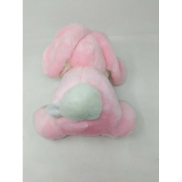 Fairview Basket Buddies Easter Bunny Rabbit Plush Pink Hearts 10" VTG Stuffed - Picture 5 of 11